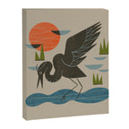 Happy Heron Canvas Print Gallery Image 8