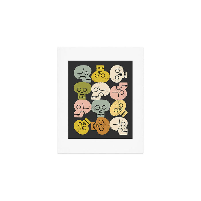 Happy Skulls Art Print Gallery Image 1