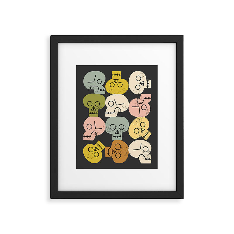 Happy Skulls Framed Art Print Gallery Image 5