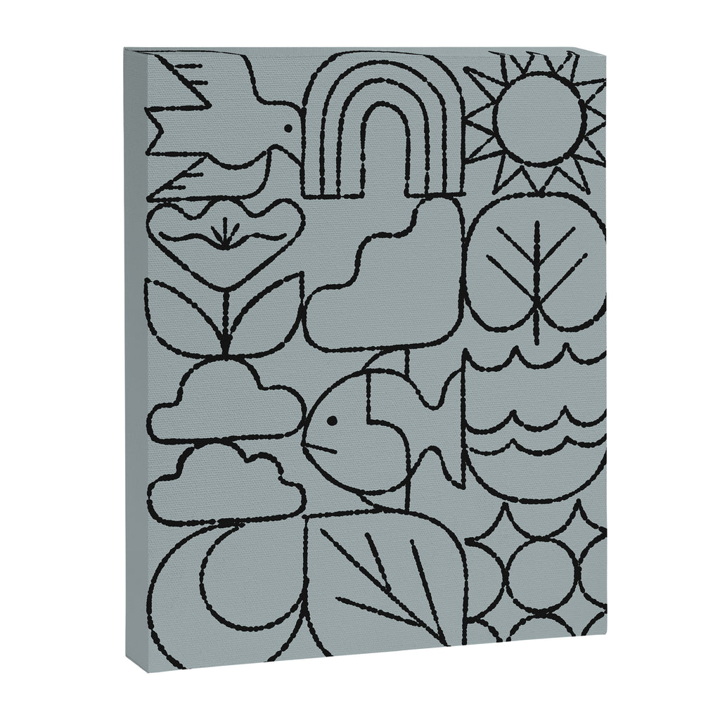 Harmony Grid Canvas Print Gallery Image 6