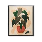 Hello Begonia Framed Canvas Print Gallery Image 6