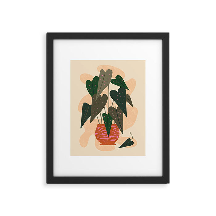 Hello Begonia Framed Art Print Gallery Image 1