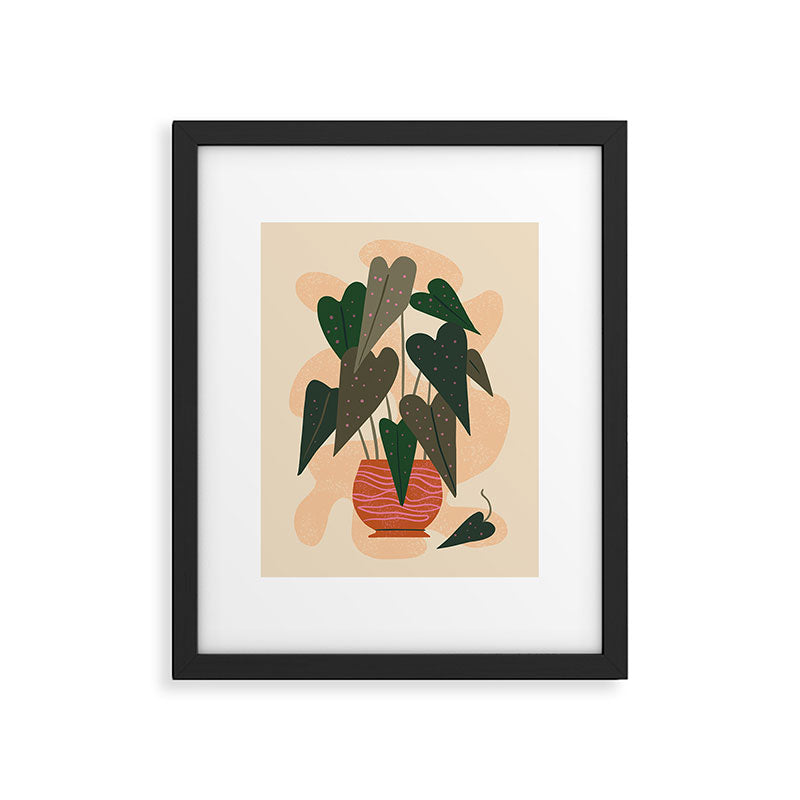 Hello Begonia Framed Art Print Gallery Image 5