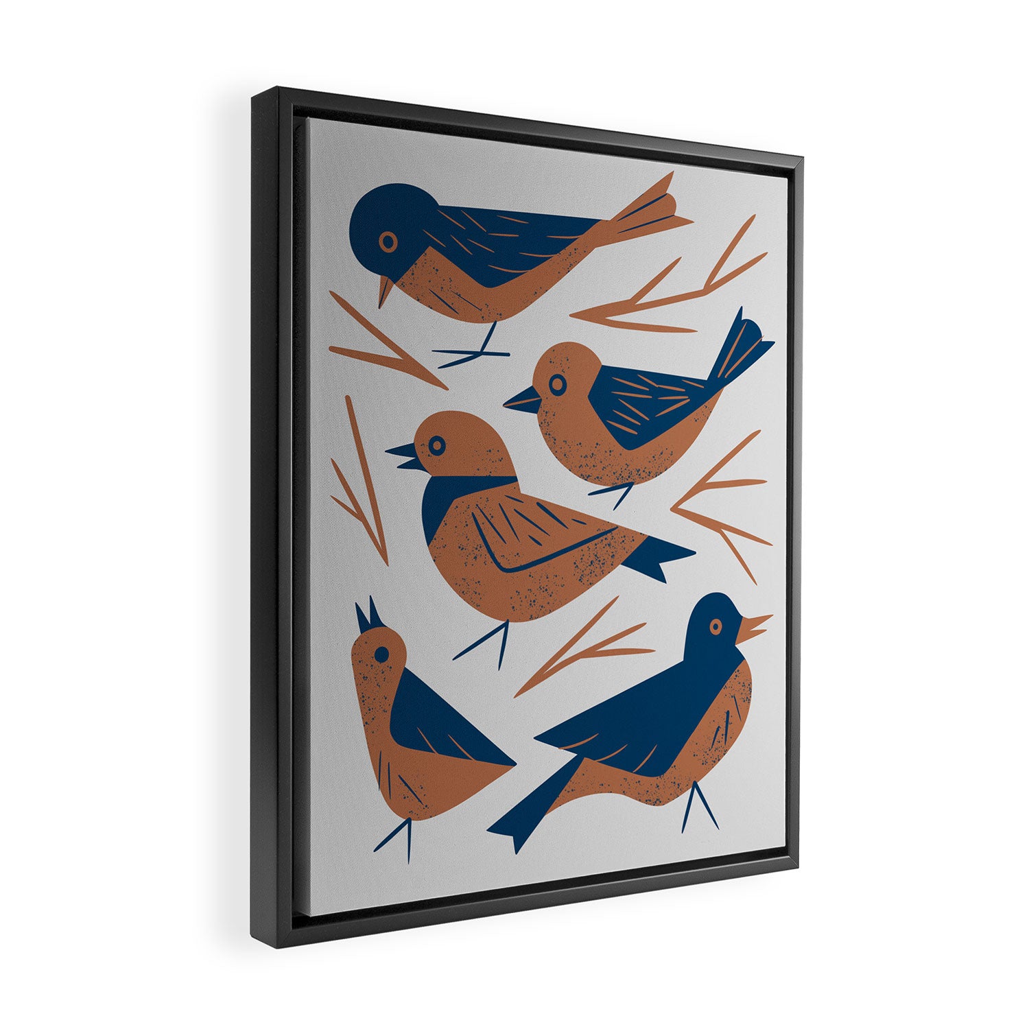 Hello Songbirds Framed Canvas Print Gallery Image 2