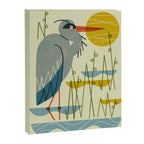Heron Among Reeds Canvas Print Gallery Image 6