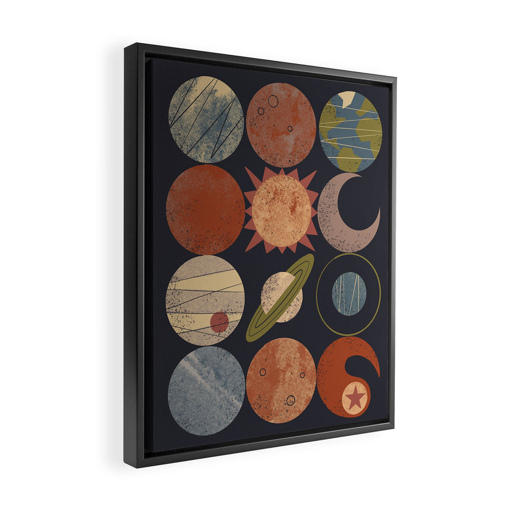 Home System Grid Framed Canvas Print Gallery Image 2