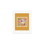 Hummingbird Postage Stamp Art Print Gallery Image 1