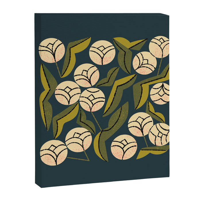 Ivory Blooms Canvas Print Gallery Image 1