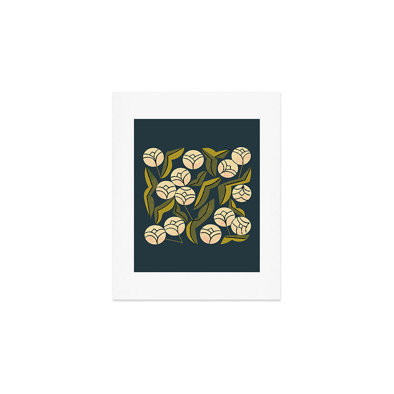 Ivory Blooms Art Print Gallery Image 1