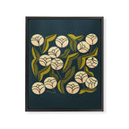 Ivory Blooms Framed Canvas Print Gallery Image 8