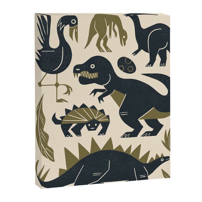 Jurassic Friends Canvas Print Gallery Image 1