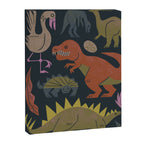 Jurassic Friends (Dark) Canvas Print Gallery Image 6
