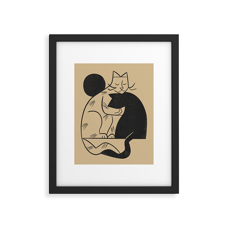 Kind Kats Framed Art Print Gallery Image 6