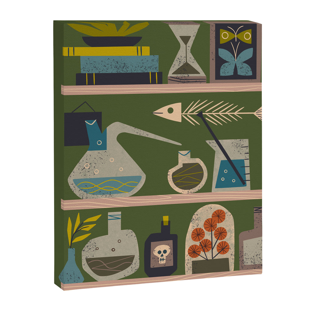 Laboratory Shelves Canvas Print Gallery Image 6