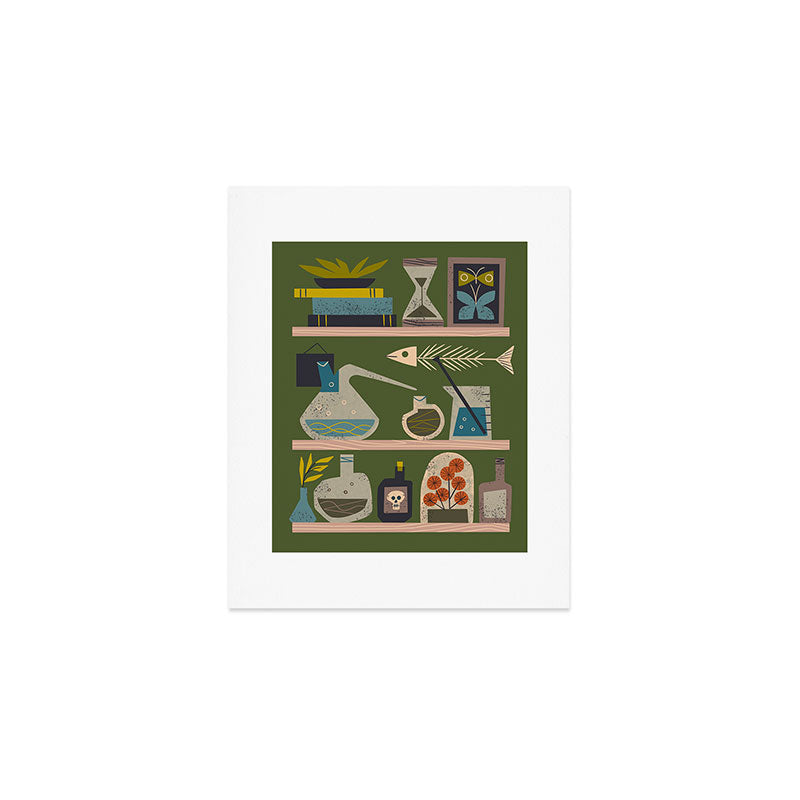 Laboratory Shelves Art Print Gallery Image 1