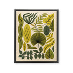 Leaf Collection Framed Canvas Print Gallery Image 6