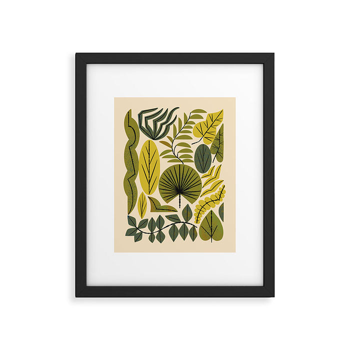 Leaf Collection Framed Art Print Gallery Image 1