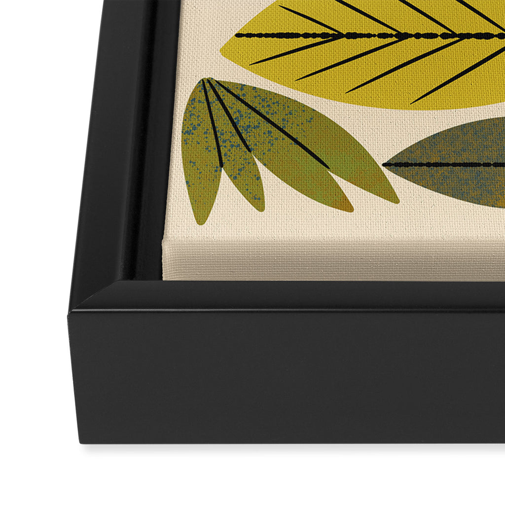 Leaf Collection No. 2 Framed Canvas Print Gallery Image 3