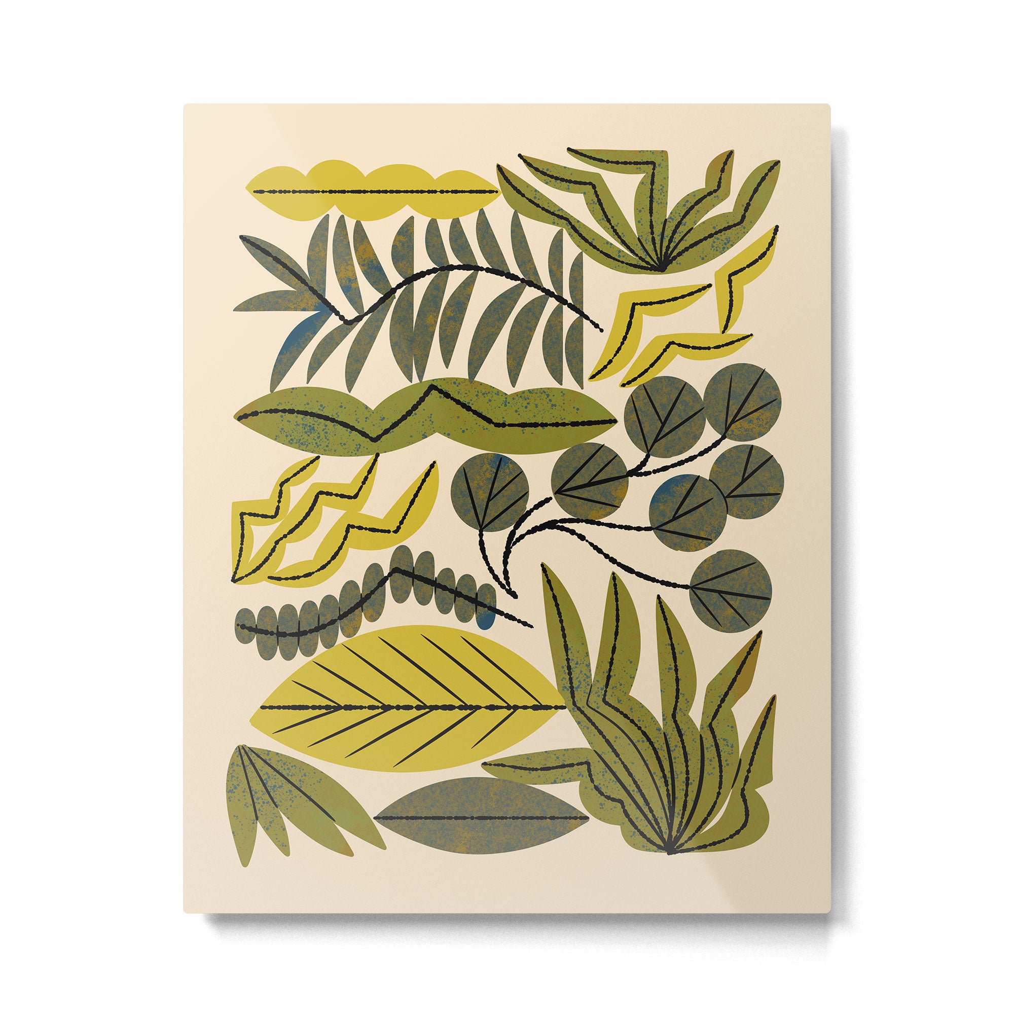 Leaf Collection No. 2 Metal Print Gallery Image 4