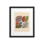 Leaf Grid Framed Art Print Gallery Image 6