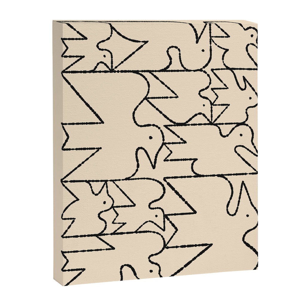 Linear Flock No. 1 Canvas Print Gallery Image 6