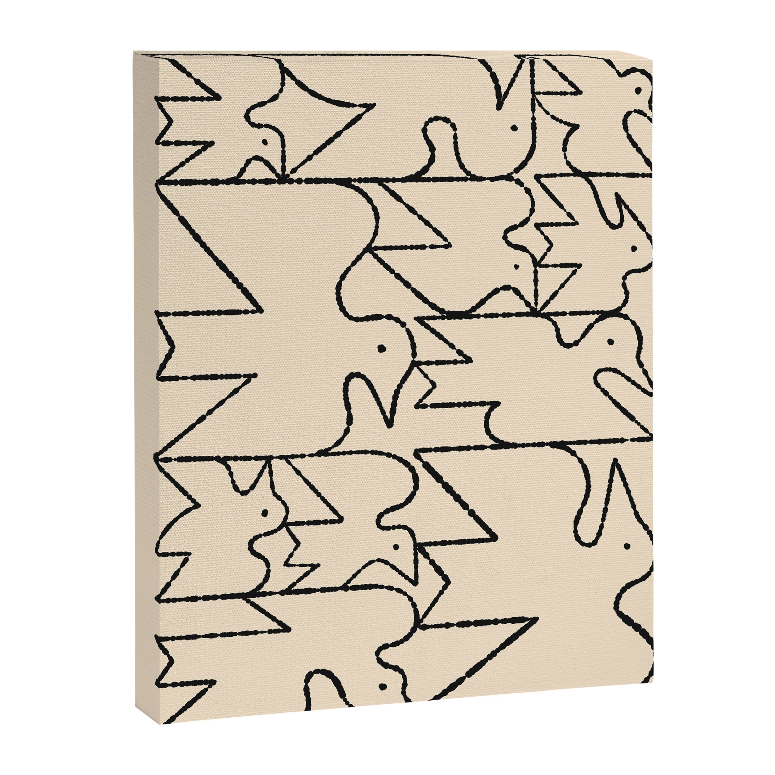 Linear Flock No. 1 Canvas Print Gallery Image 6