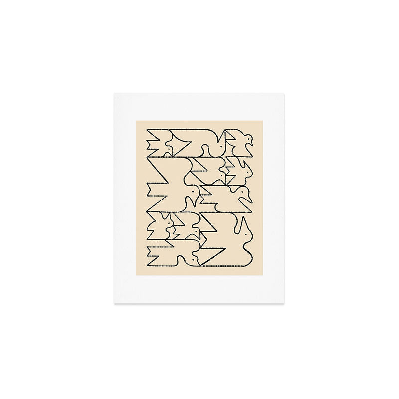 Linear Flock No. 1 Art Print Gallery Image 1