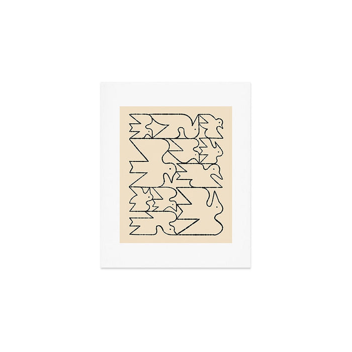 Linear Flock No. 1 Art Print Gallery Image 1