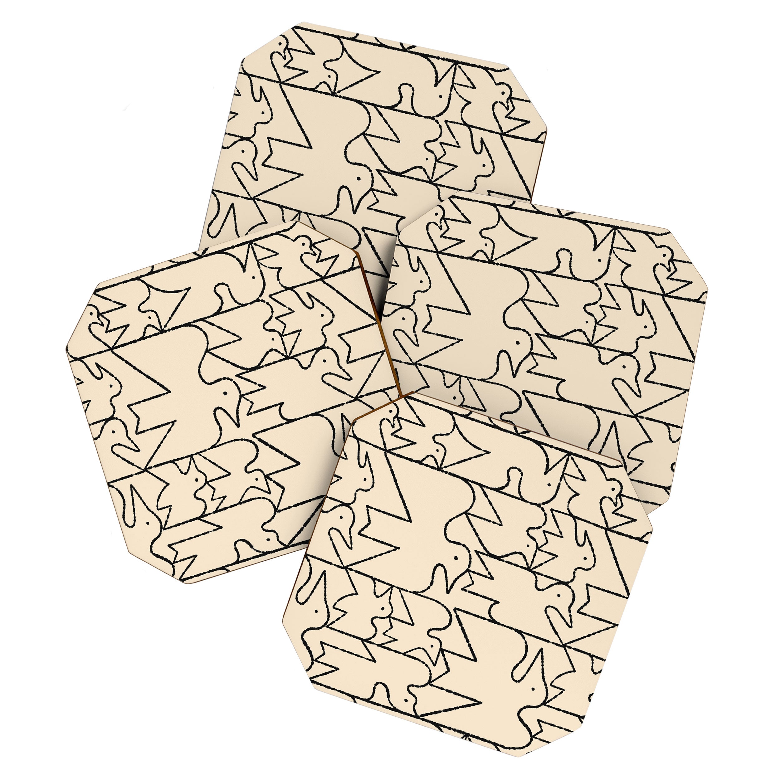 Linear Flock No. 1 Coaster Gallery Image 1