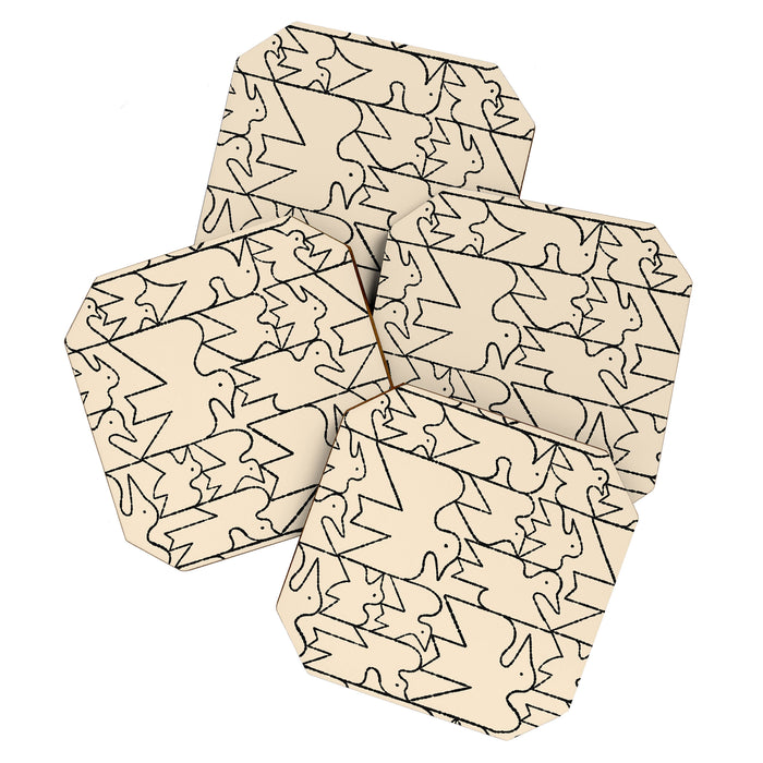 Linear Flock No. 1 Coaster Gallery Image 1