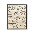 Linear Flock No. 1 Framed Canvas Print Gallery Image 6