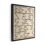 Linear Flock No. 1 Framed Canvas Print Gallery Image 2