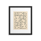 Linear Flock No. 1 Framed Art Print Gallery Image 5
