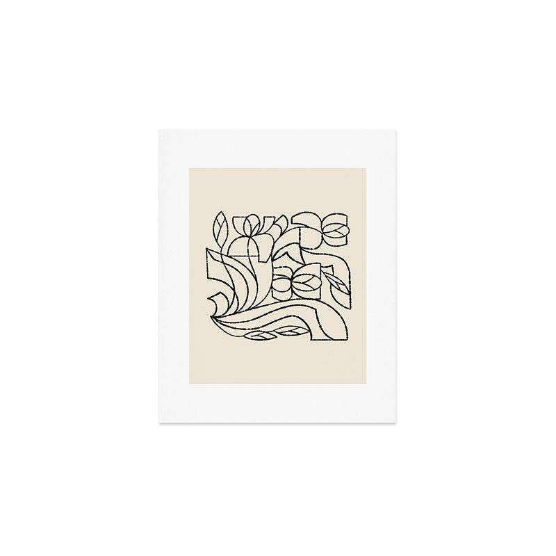 Linear Iris Art Print Gallery Image 1