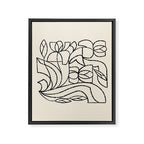 Linear Iris Framed Canvas Print Gallery Image 8