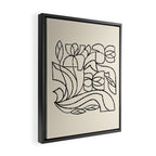 Linear Iris Framed Canvas Print Gallery Image 2