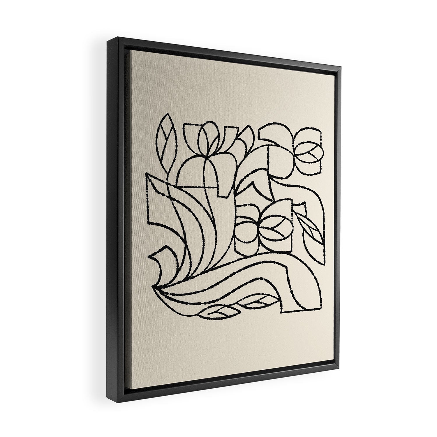 Linear Iris Framed Canvas Print Gallery Image 2