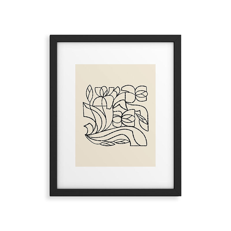 Linear Iris Framed Art Print Gallery Image 6
