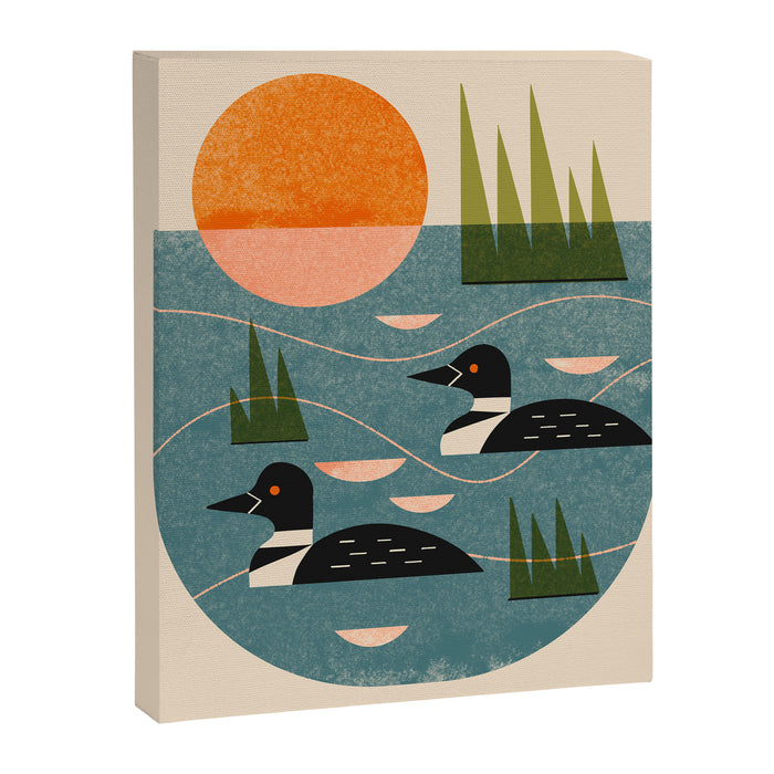 Loon Lake Canvas Print Gallery Image 1