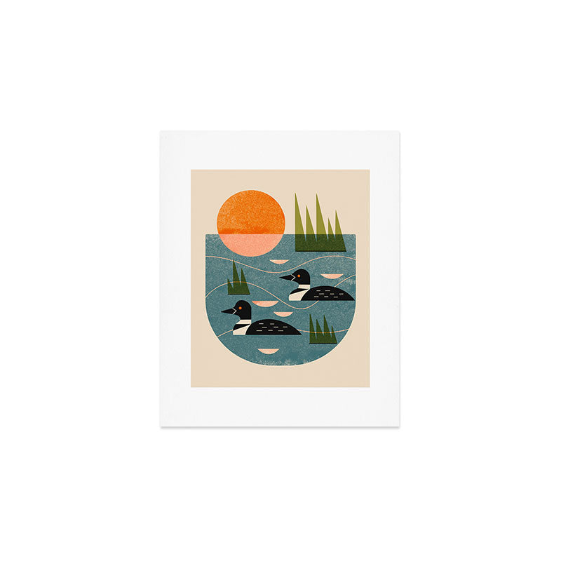 Loon Lake Art Print Gallery Image 1