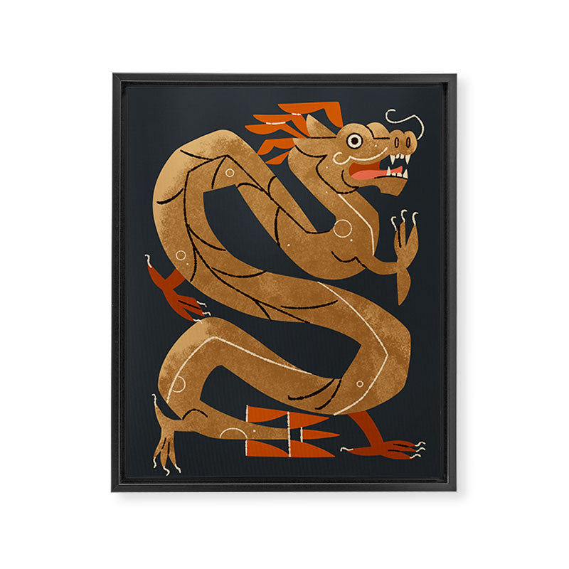 Lucky Dragon Framed Canvas Print Gallery Image 6