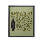 Many Leaf Bouquet Framed Canvas Print Gallery Image 8