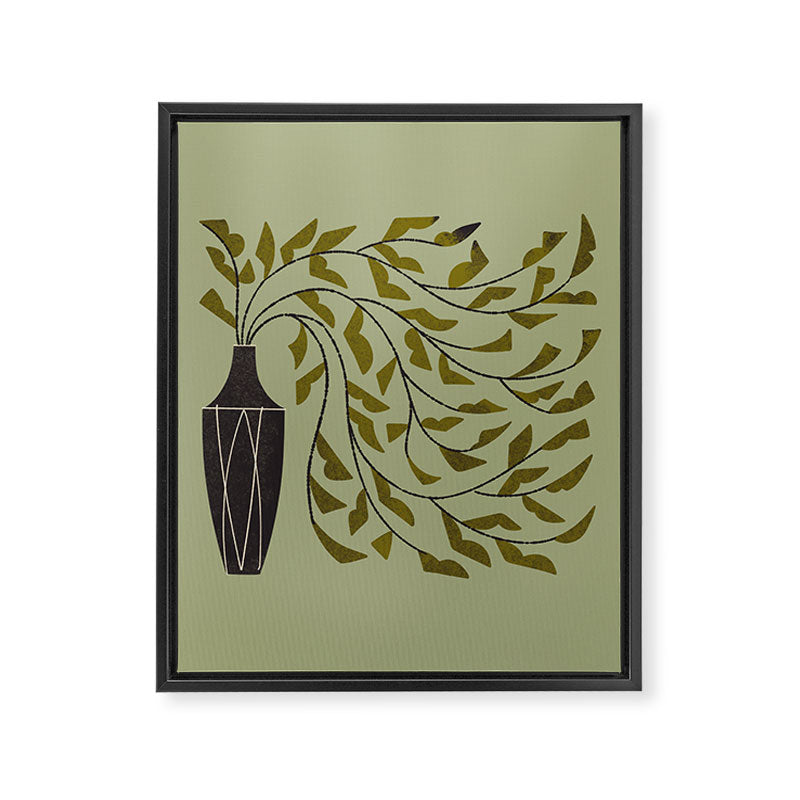 Many Leaf Bouquet Framed Canvas Print Gallery Image 8