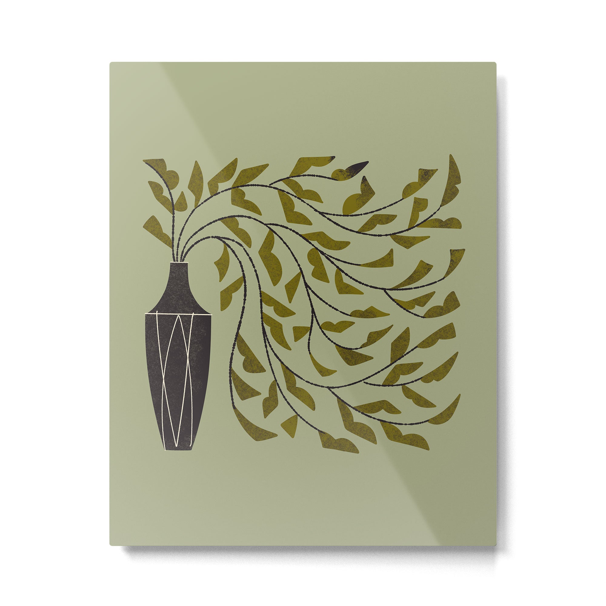 Many Leaf Bouquet Metal Print Gallery Image 6