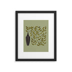Many Leaf Bouquet Framed Art Print Gallery Image 6