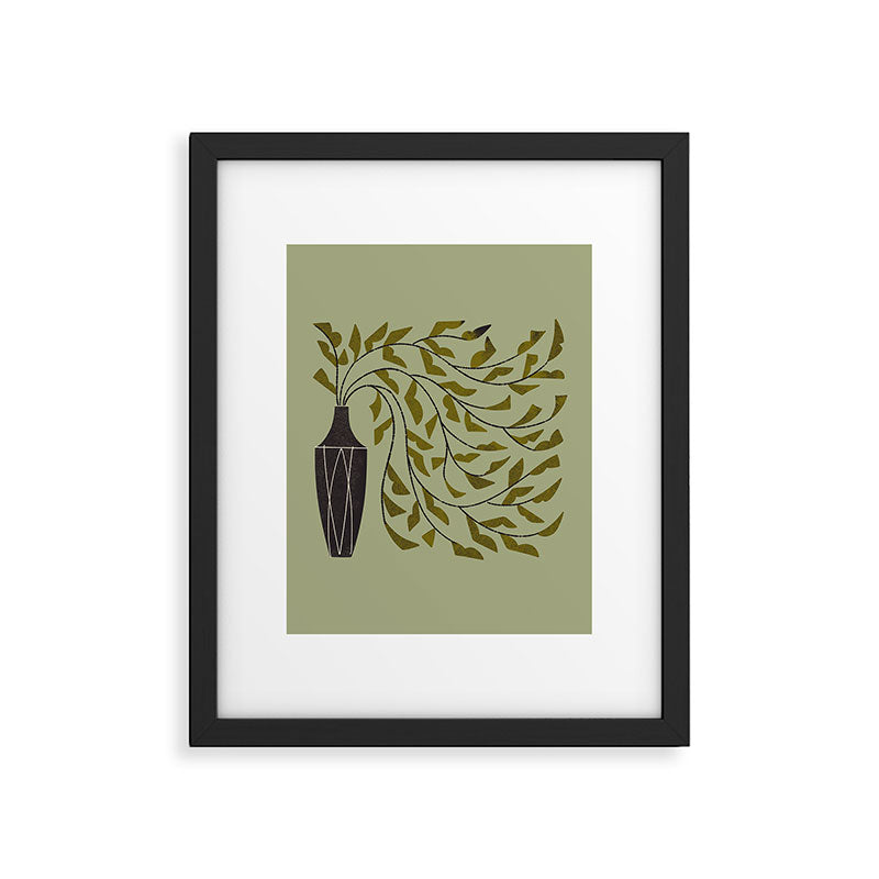 Many Leaf Bouquet Framed Art Print Gallery Image 6