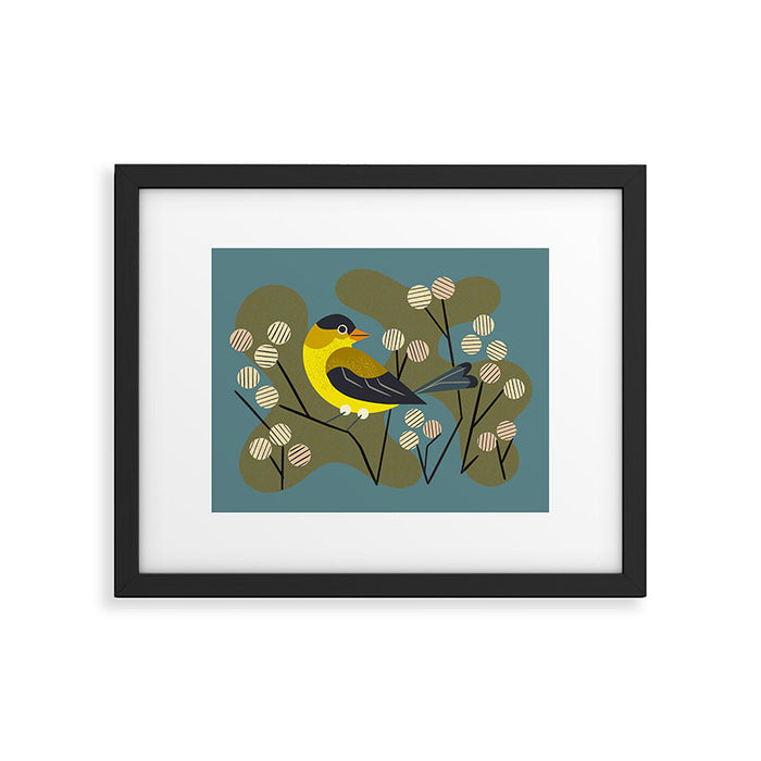 Meadow Goldfinch Framed Art Print Gallery Image 1