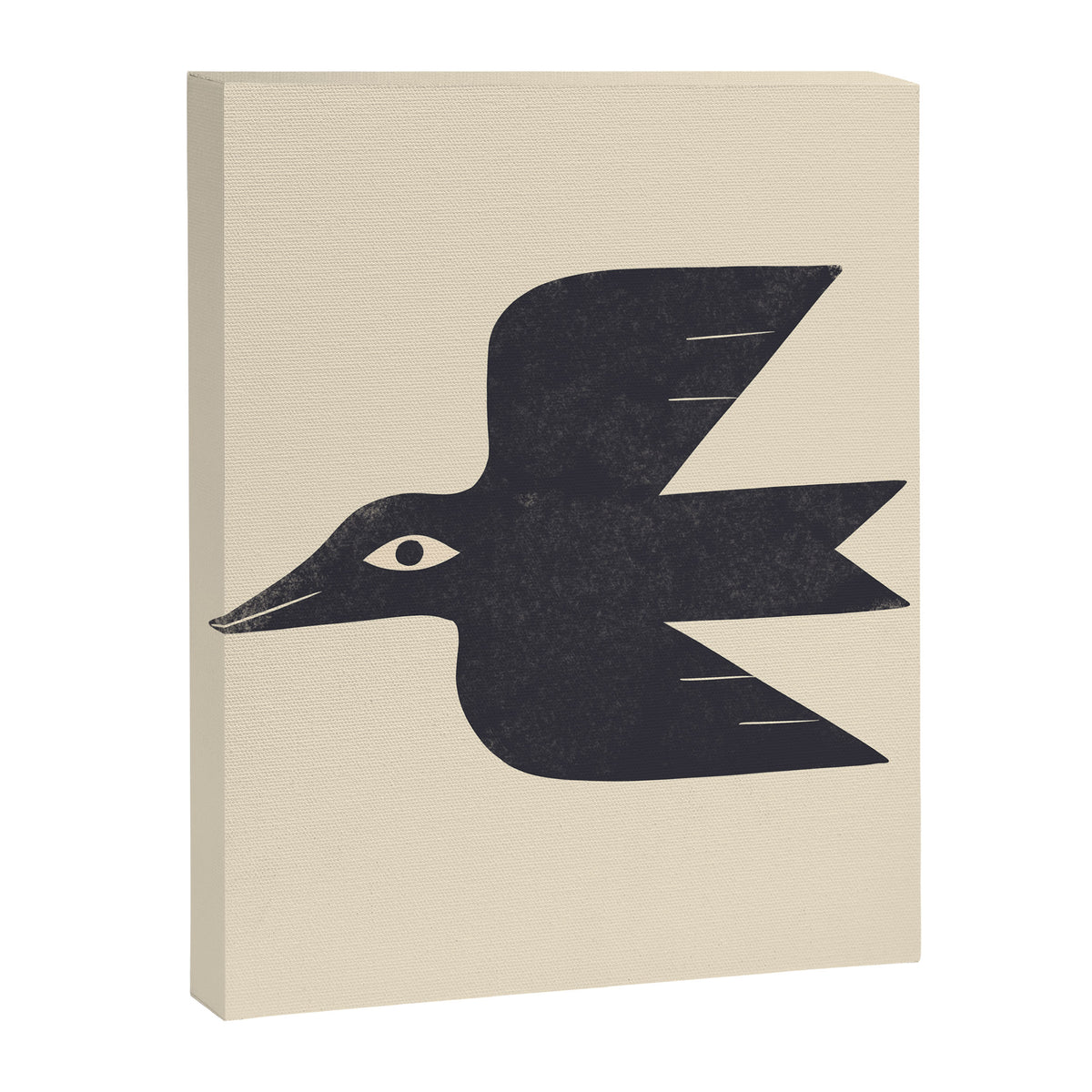 Minimal Blackbird No. 1 Canvas Print Gallery Image 8