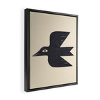 Minimal Blackbird No. 1 Framed Canvas Print Gallery Image 2