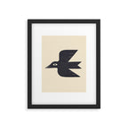 Minimal Blackbird No. 1 Framed Art Print Gallery Image 6